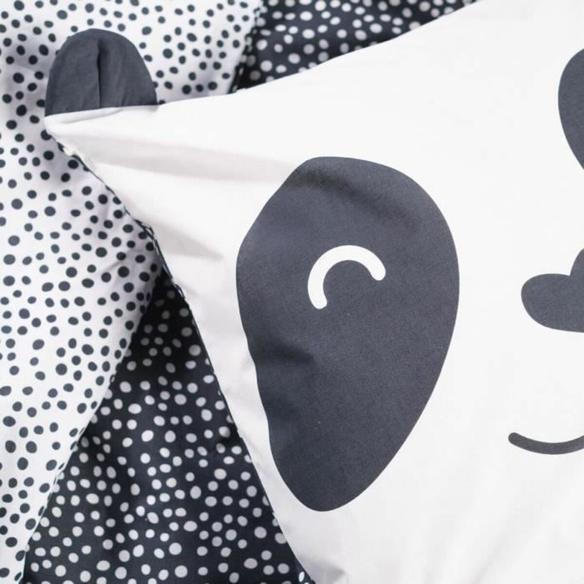 Parure de couette TODAY Funny 2.8 Noir Lit simple 140 x 200 cm